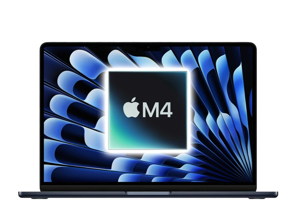 MacBook Air 13" 2025, M4 10-Core, 16GB/256GB Temně inkoustová (Stav A) Baterie 100%