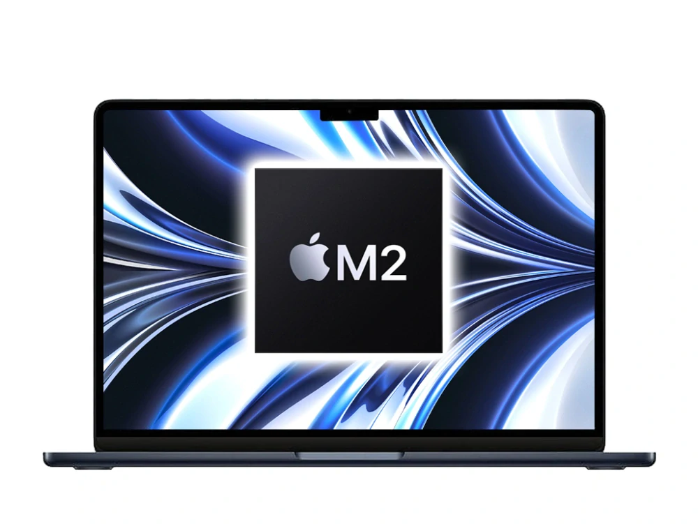 MacBook Air 13" 2022, M2 8-Core, 16GB/512GB Půlnoční (Stav A-)