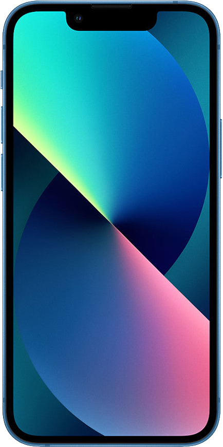 iPhone 13 mini, 128 GB Modrá (Stav A, Baterie 100 %)
