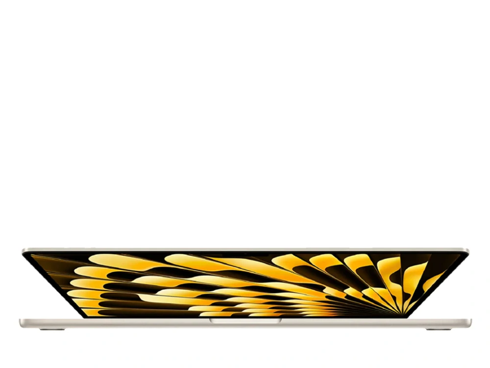 MacBook Air 15" 2024, M3 8-Core, 16GB/256GB, Hvězdně bílá (Stav A) Baterie 100%