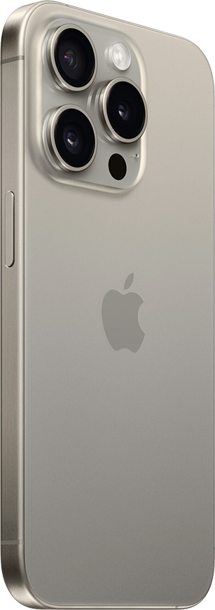 iPhone 15 Pro, 128GB Přírodní titan (Stav A, Baterie 100 %)