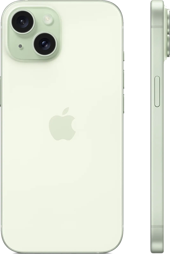 iPhone 15, 256GB Zelená (Stav A)