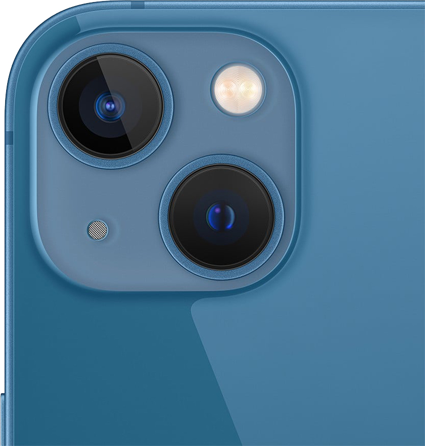 iPhone 13 mini, 128 GB Modrá (Stav A, Baterie 100 %)
