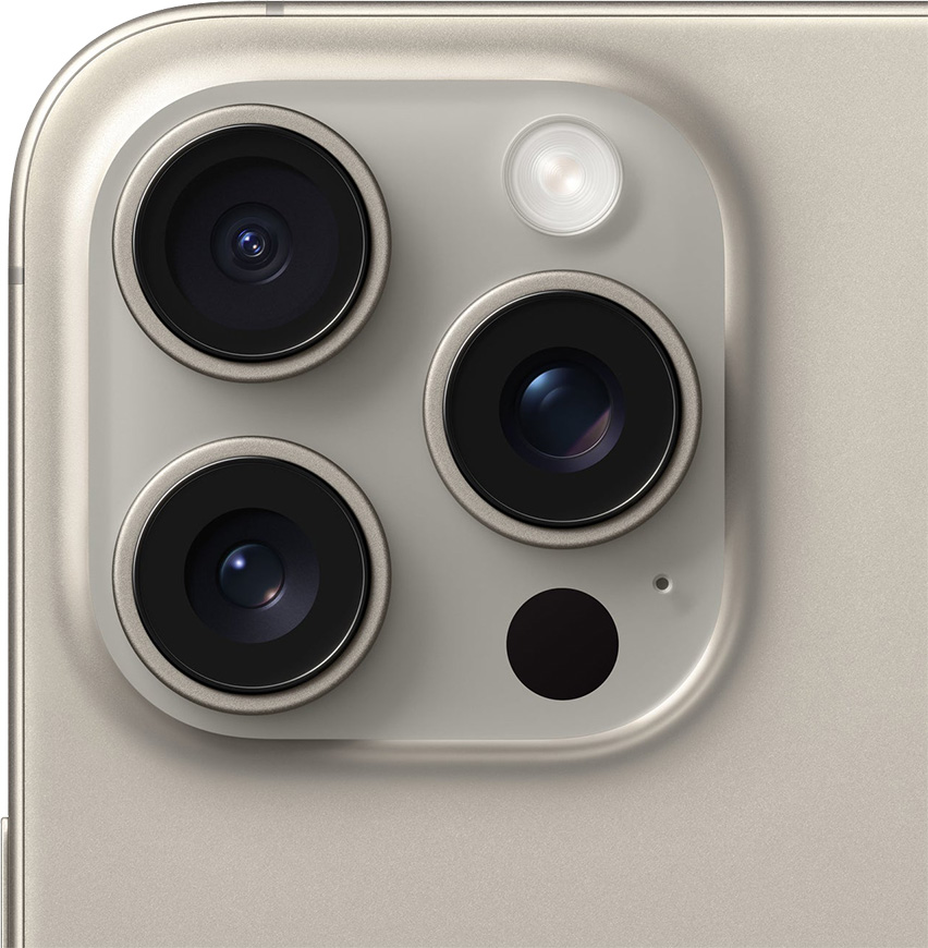 iPhone 15 Pro, 128GB Přírodní titan (Stav A, Baterie 100 %)