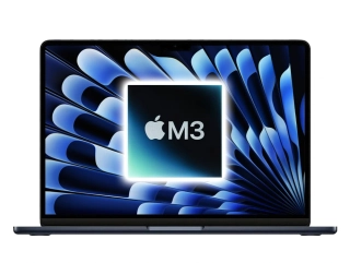 MacBook Air 15" 2024, M3 8-Core, 16GB/256GB, Temně inkoustová (Stav A+) Baterie 100%