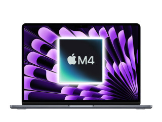 MacBook Air 13" 2025, M4 10-Core, 16GB/256GB Temně inkoustová (Stav A, Baterie 100 %)
