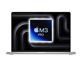 MacBook Pro 14" 2023, M3 Pro 12-Core, 36GB/512GB Stříbrná (Stav B+)
