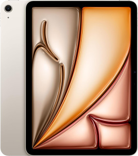 iPad Air 13" (2024), 256GB Wi-Fi Hvězdně bílá (Stav A, Baterie 100 %)